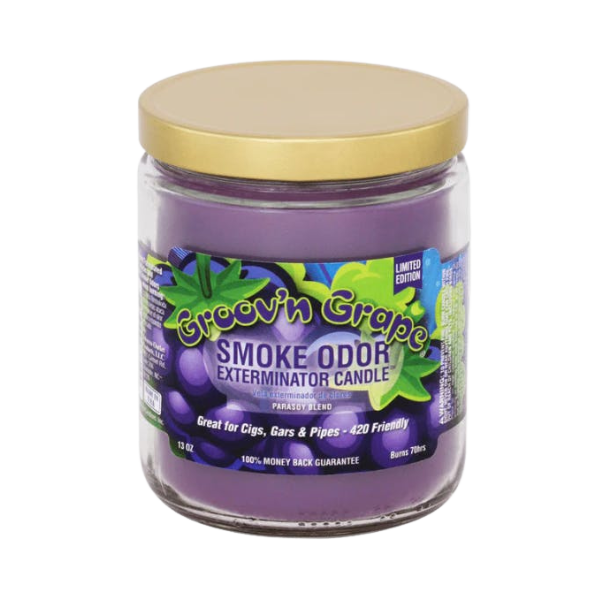 Smoke Odor Candle / Groov'n Grape